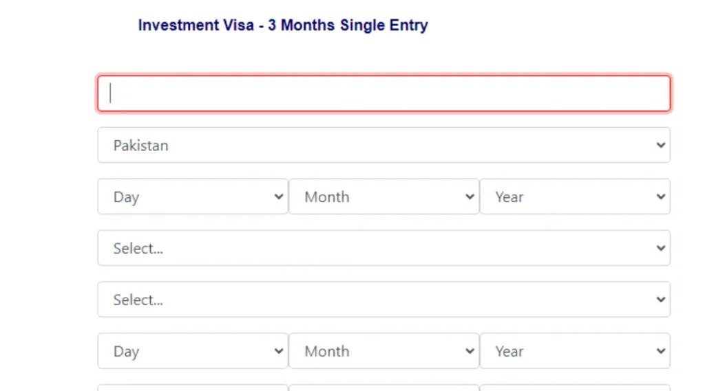 Bahrain Visa Application