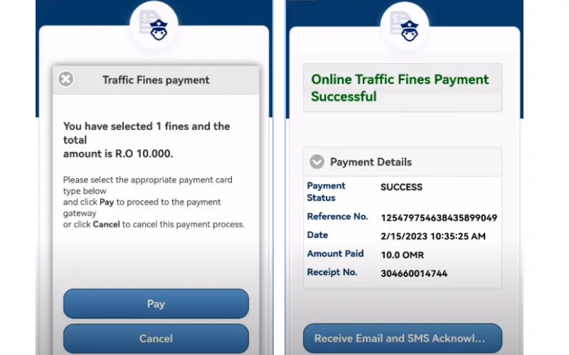 ROP Traffic Fine Payment